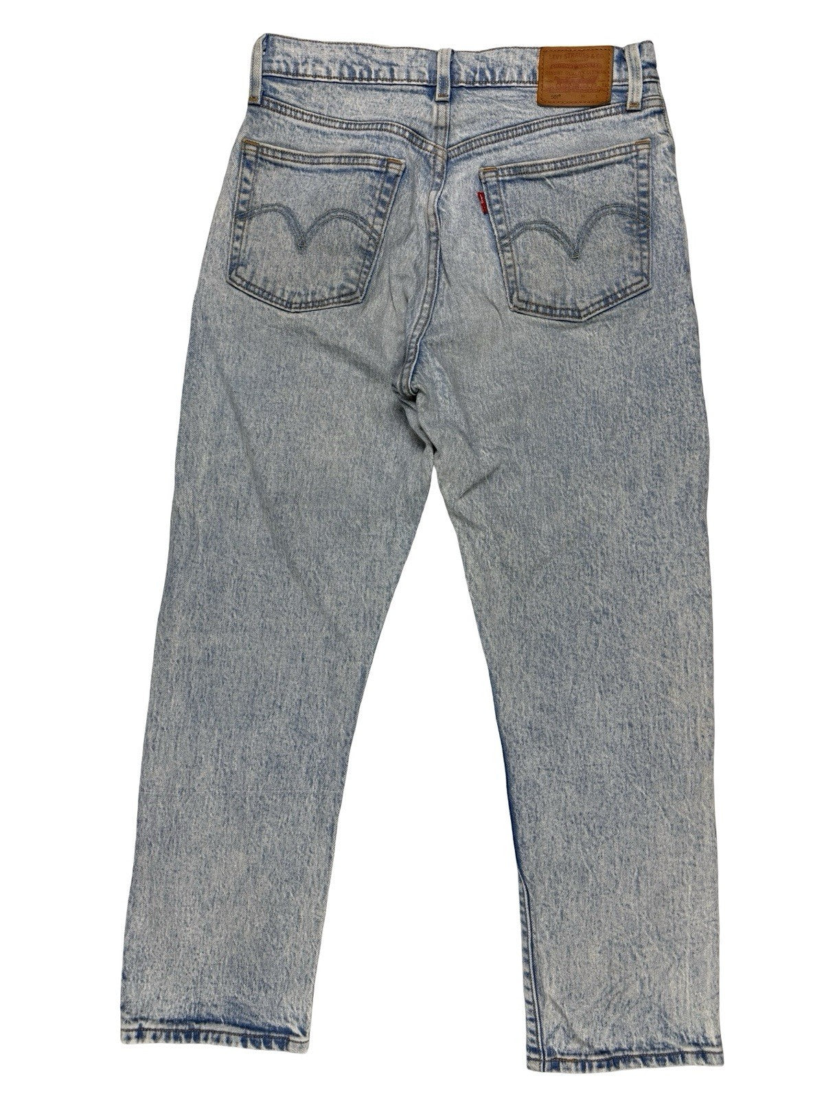 Levi's 501 Blue Denim Jeans Size 27W 26L