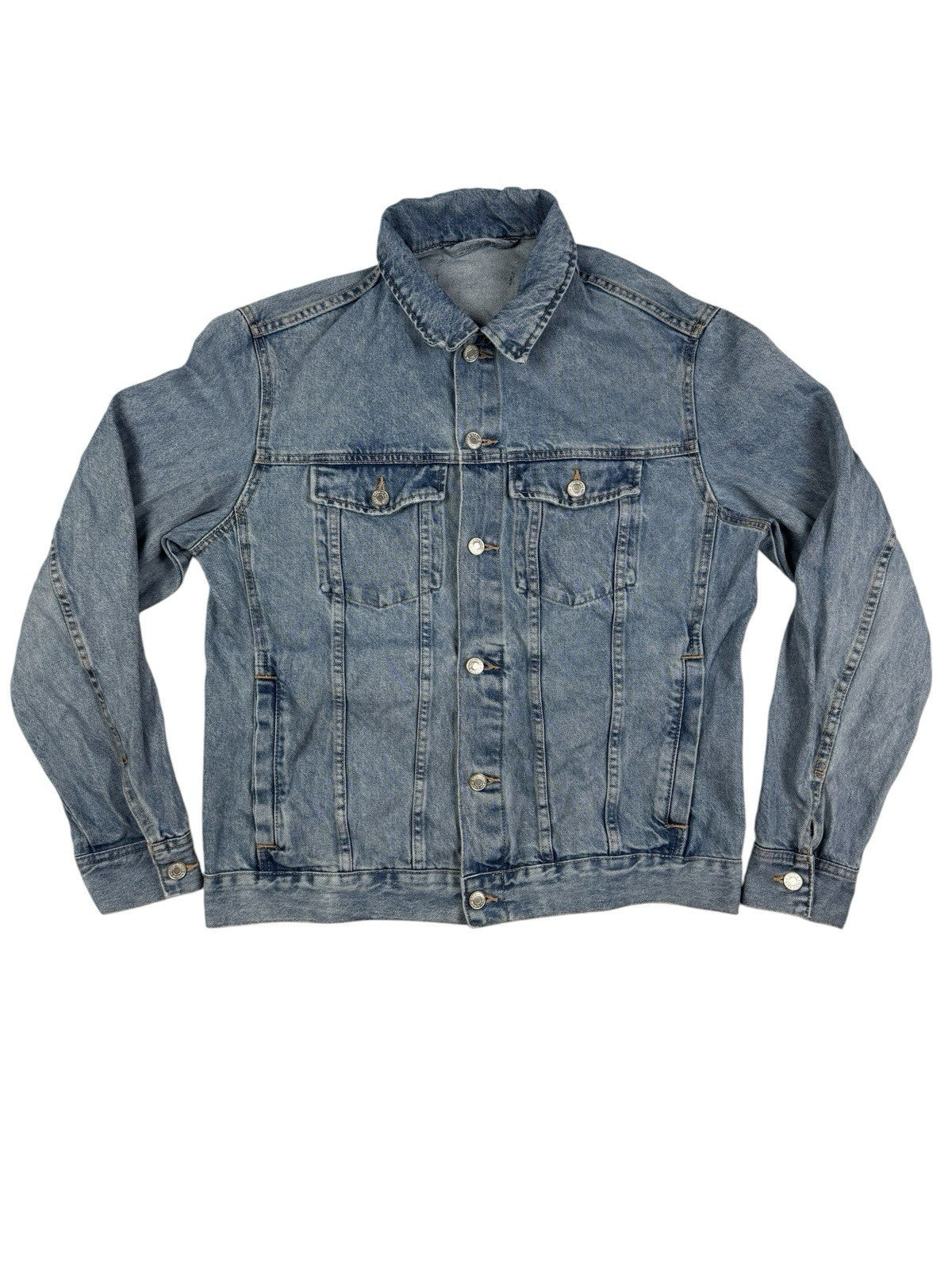 H&M Blue Denim Trucker Jacket Medium
