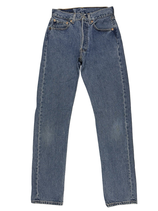 Levi's 501 Vintage 90's Y2K Blue Denim Straight Leg Jeans 26W 32L