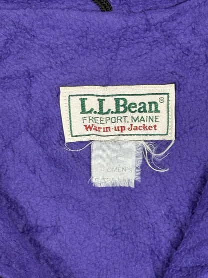 LL Bean Blue Vintage Warm Up Zip Jacket XL