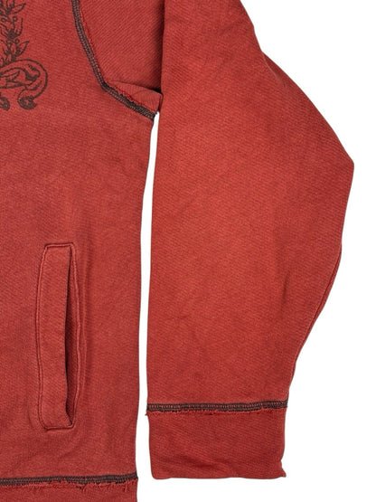 Polo Jeans Company Orange Zip Cotton Blend Jacket Medium