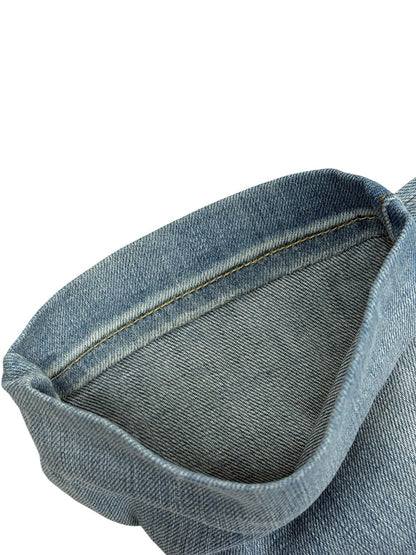 Levi's Blue Demi Curve Classic Straight Leg Jeans 27W 30L