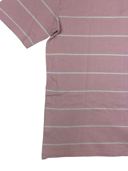 Polo Ralph Lauren Retro Pink Striped Golf Polo Medium