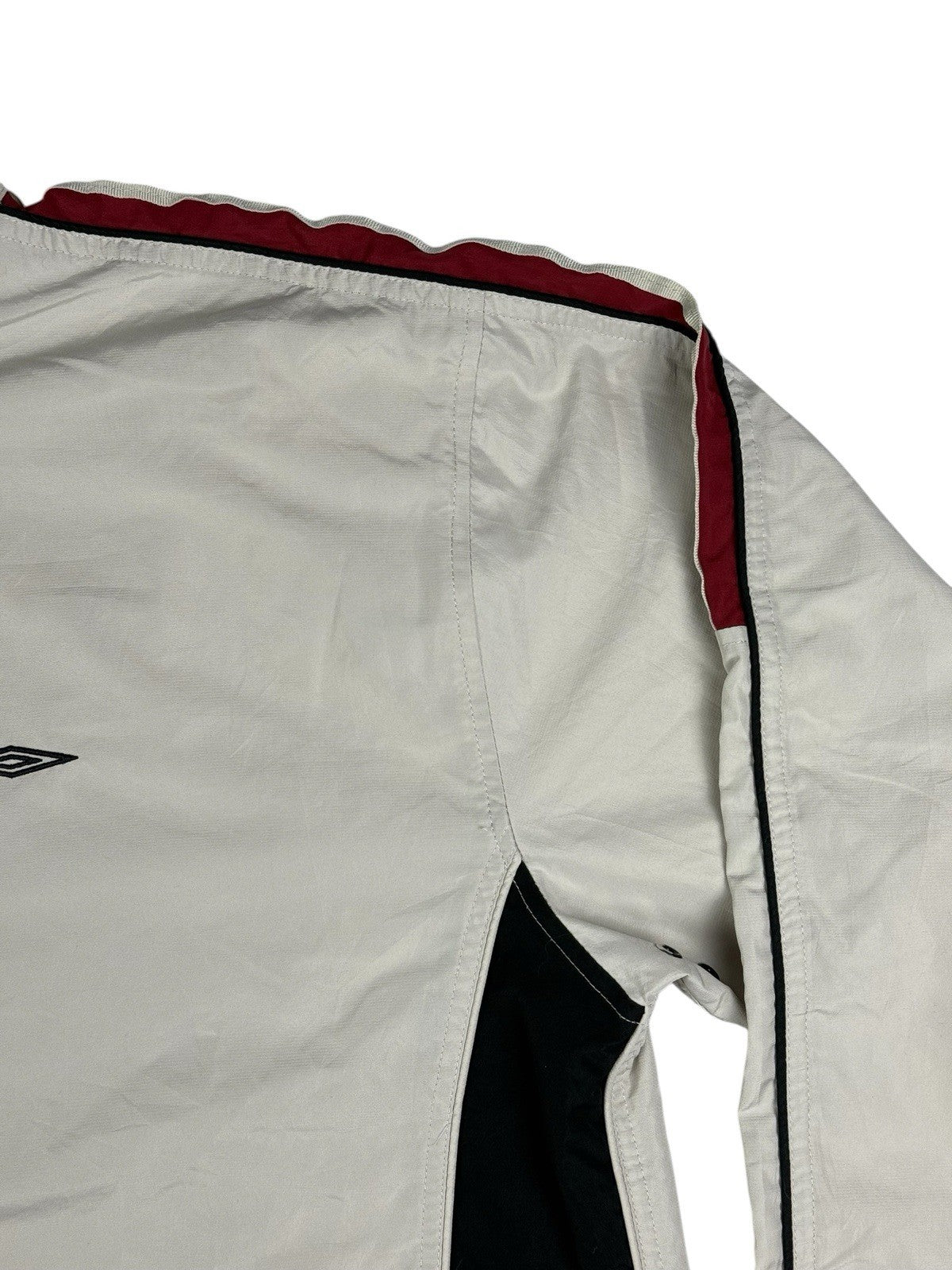 Umbro Retro Grey Y2K Lined Zip Track Jacket XL