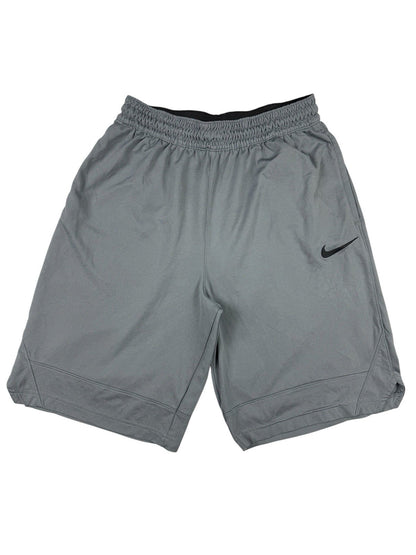 Nike Dri-FIT Grey Polyester Basketball Sport Active Shorts Medium