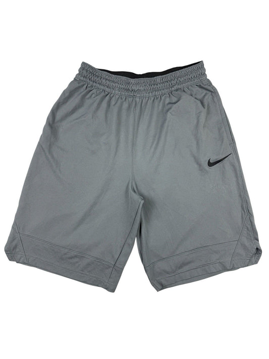 Nike Dri-FIT Grey Polyester Basketball Sport Active Shorts Medium