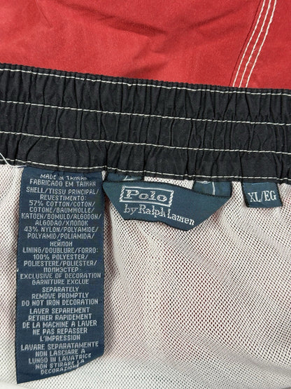 Polo Ralph Lauren Retro Red Big Pony Embroidered Swim Trunk Board Shorts XL