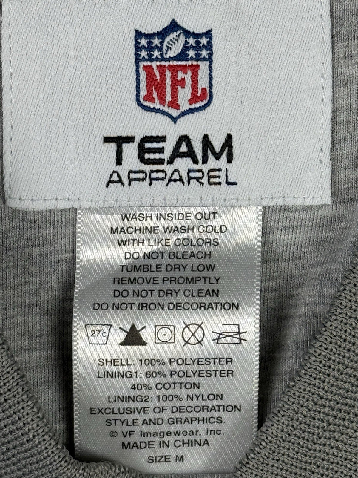 NFL New England Patriots Retro Blue Lined Jumper American Football Medium