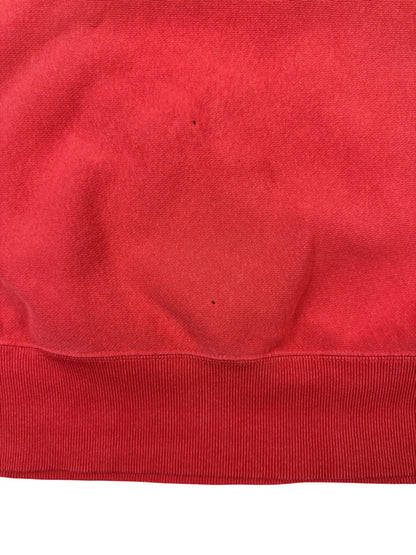 Champion Vintage Orange Reverse Weave Warm Up Jumper Large