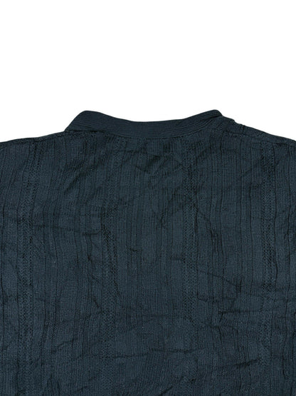 Towncraft Retro Blue Knit Cardigan XL