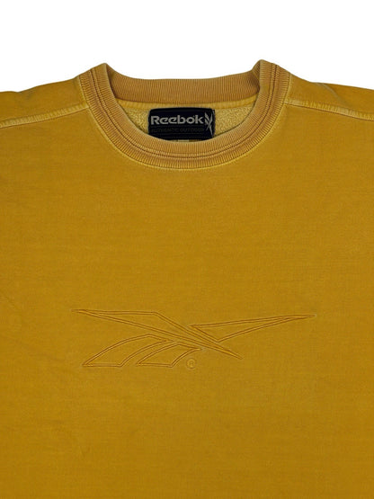 Reebok Vintage Yellow Embroidered Jumper XL