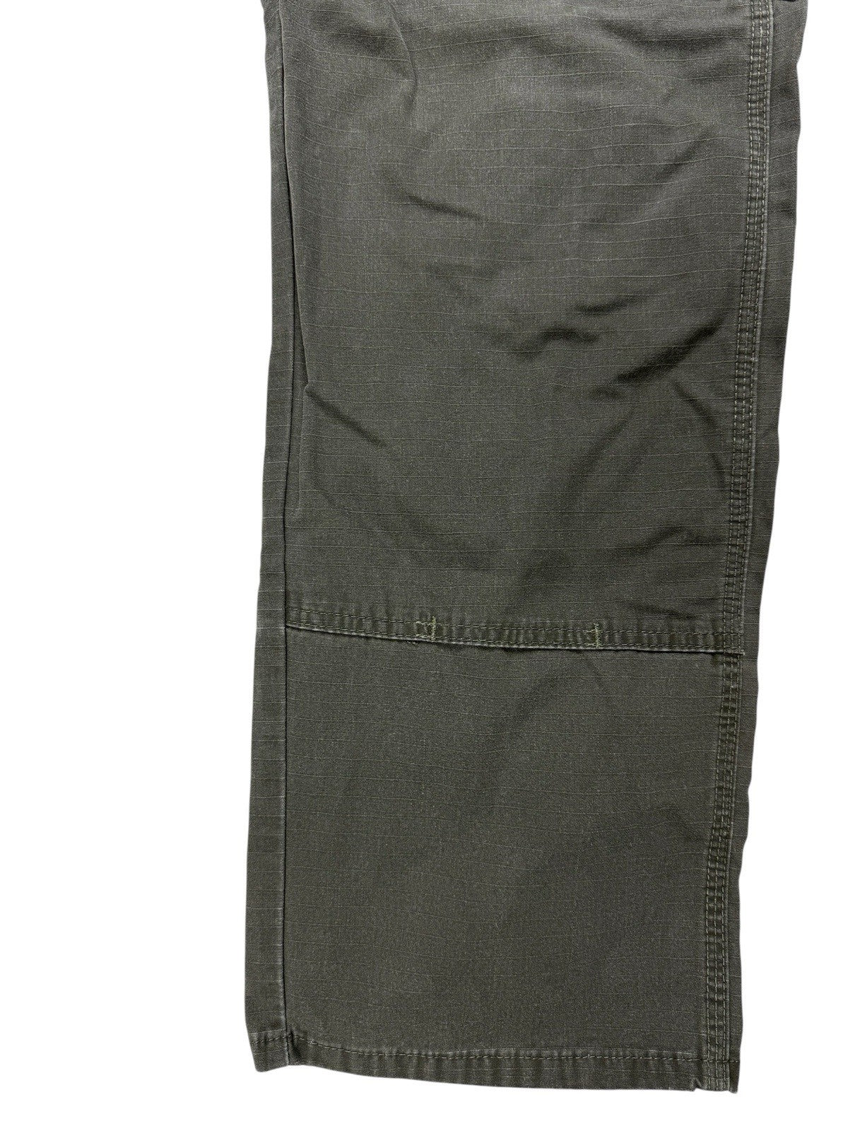 Wrangler Riggs Green Workwear Carpenter Denim Jeans 34W 30L