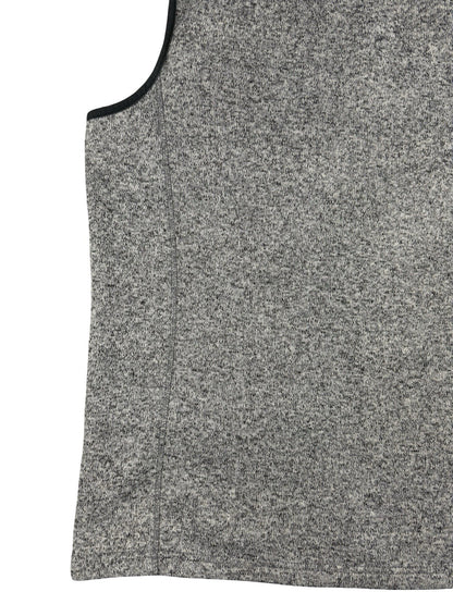 Eddie Bauer Grey Zip Polyester Gilet Body Warmer Large