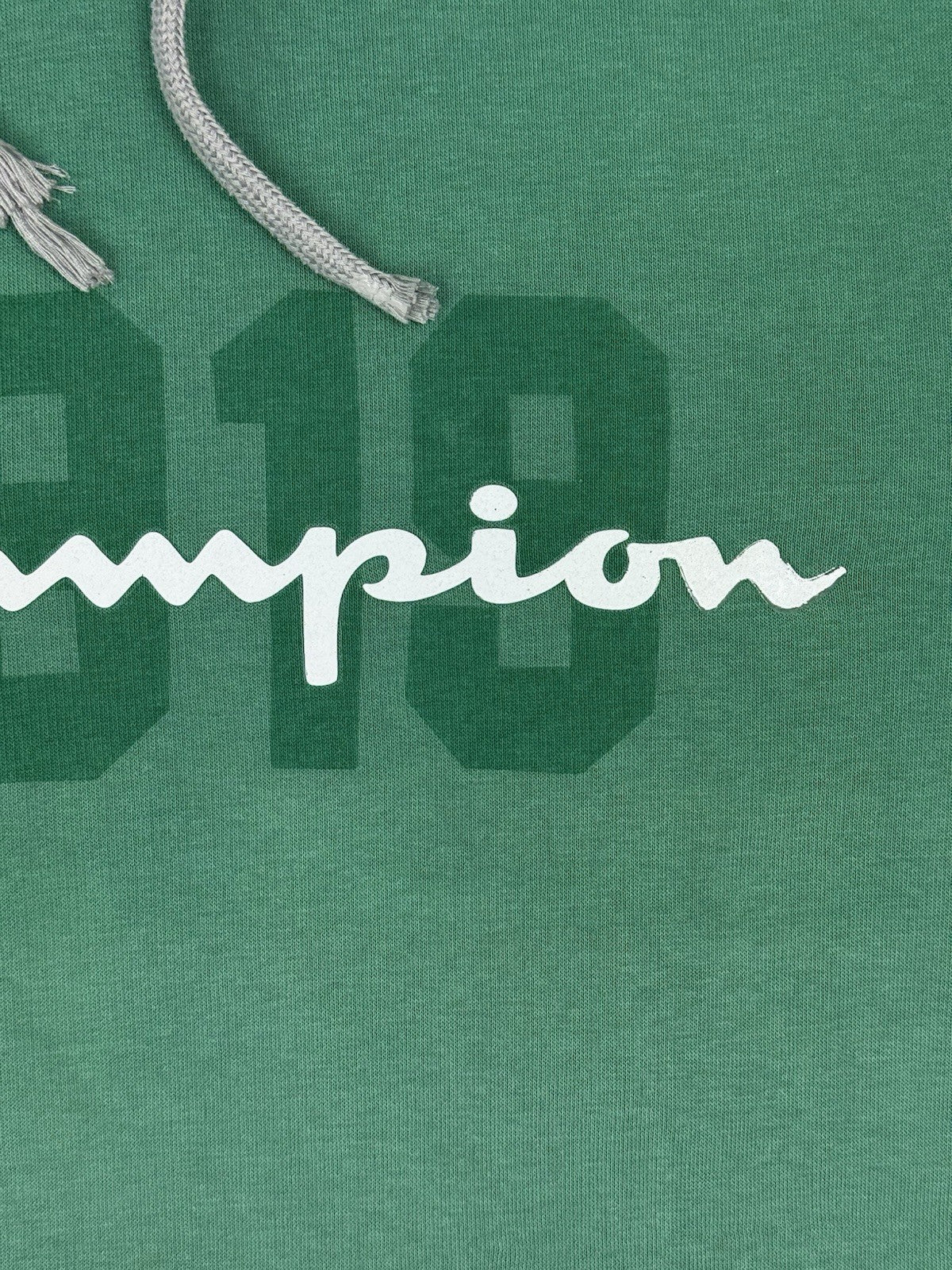 Champion Green Retro 1919 Hoodie Medium