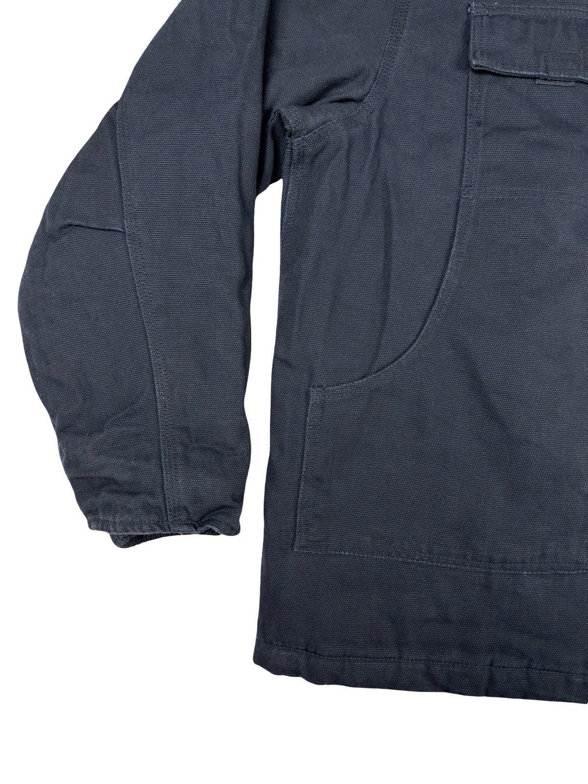 Tri-Mountain Retro Blue Insulated Zip Americana Work Jacket Large