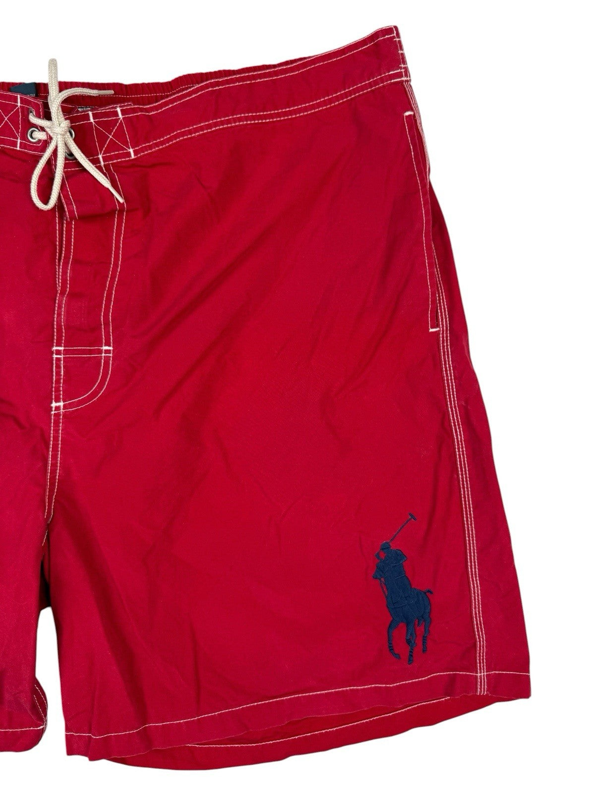 Polo Ralph Lauren Red Big Pony 3 Sport Swim Short Trunks 2XL