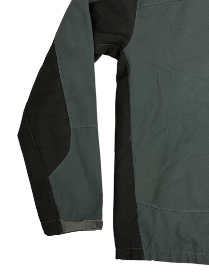 The North Face Grey Zip Softshell Jacket Large
