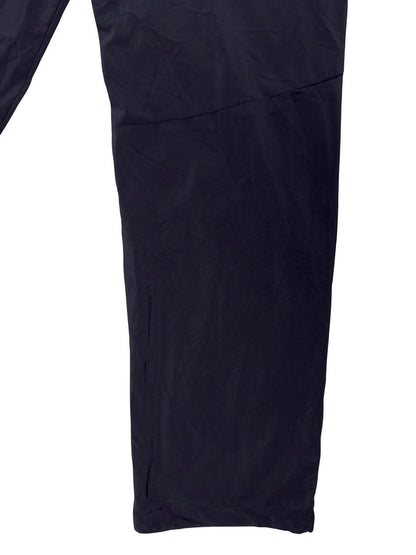 Lotto Black White Mesh Lined Adjustable Tracksuit Bottoms Medium