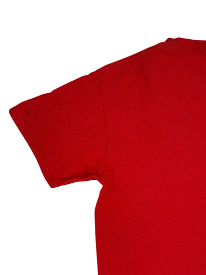 Retro Majestic Red Pro Football Hall of Fame Top Small