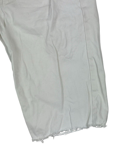 Calvin Klein White Cut Off Jean Shorts Size 10 (28W)