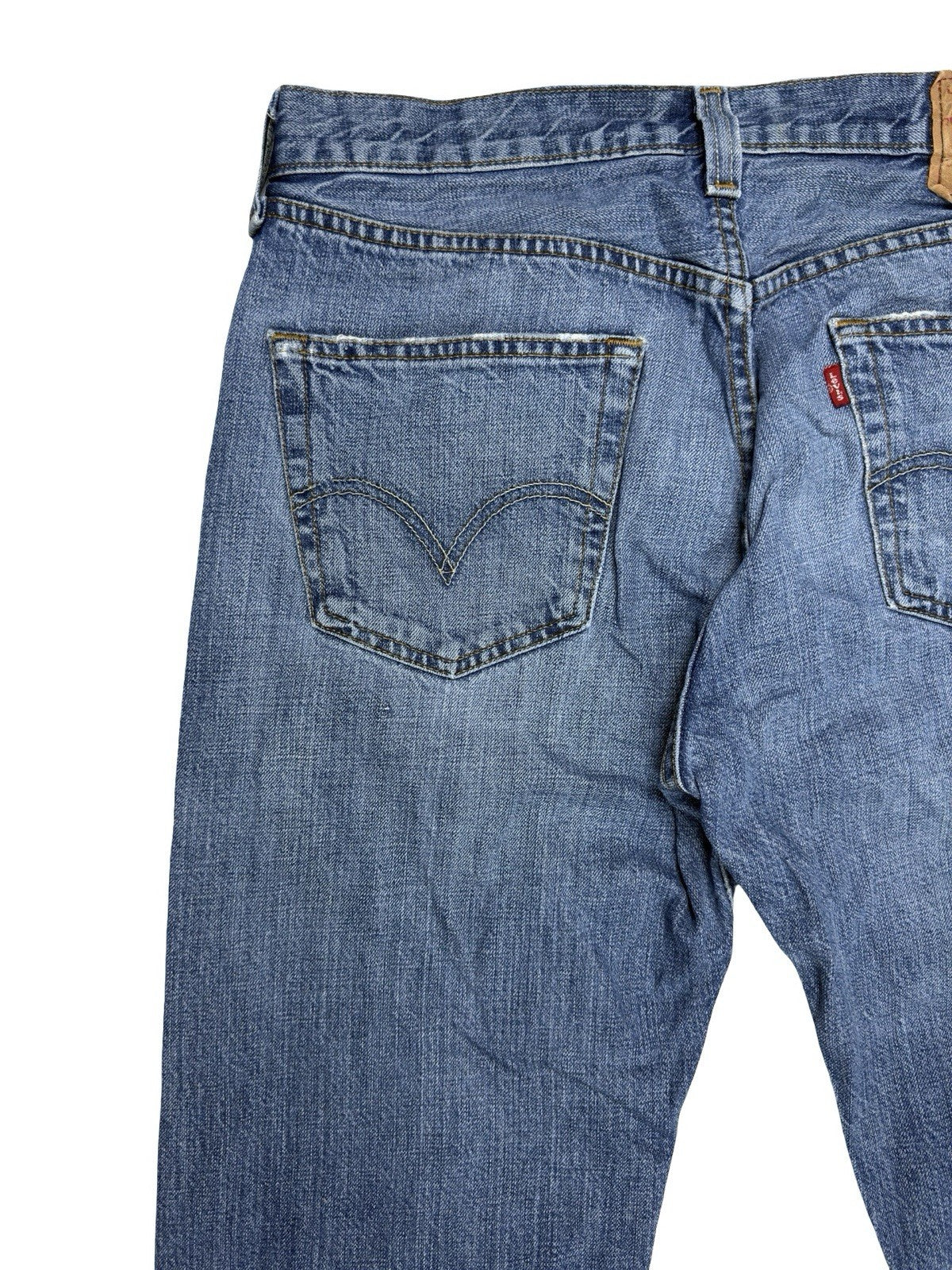 Levi's 501 Original Blue Straight Leg Denim Jeans 32W 32L