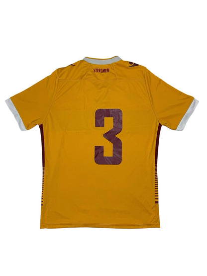 Motherwell FC 2014/15 Macron #3 Home Top Youth XL