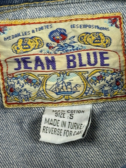 Jean Blue Vintage Blue Denim Work Jacket Small