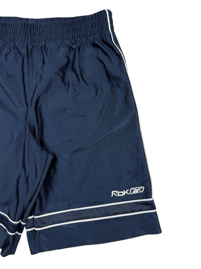 Reebok Retro Y2K Blue Polyester Sport Shorts Small