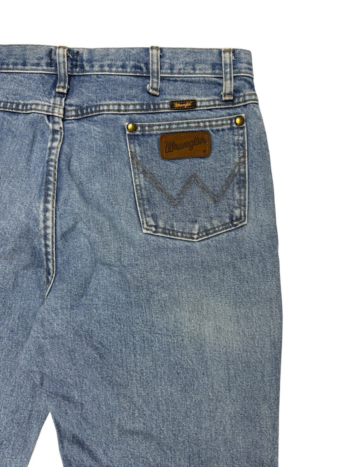 Wrangler 36MWZ Slim Fit Blue Denim Jeans 38W 30L
