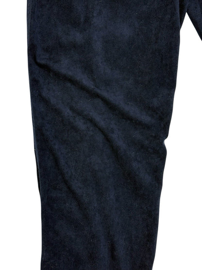 Puma Vintage Blue Velour Tracksuit Bottoms Medium