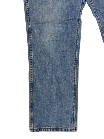 Wrangler 36MWZ Slim Fit Blue Denim Jeans 38W 30L
