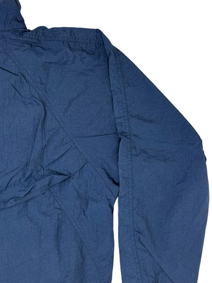 Reebok Retro Blue Nylon Zip Track Jacket Small