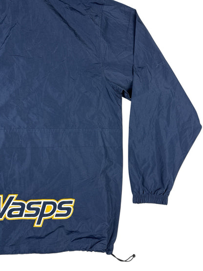 Champion Blue E&H Wasps College Hooded Zip Track Jacket Medium