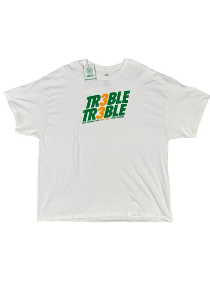 Celtic FC Treble Treble White Top 3XL