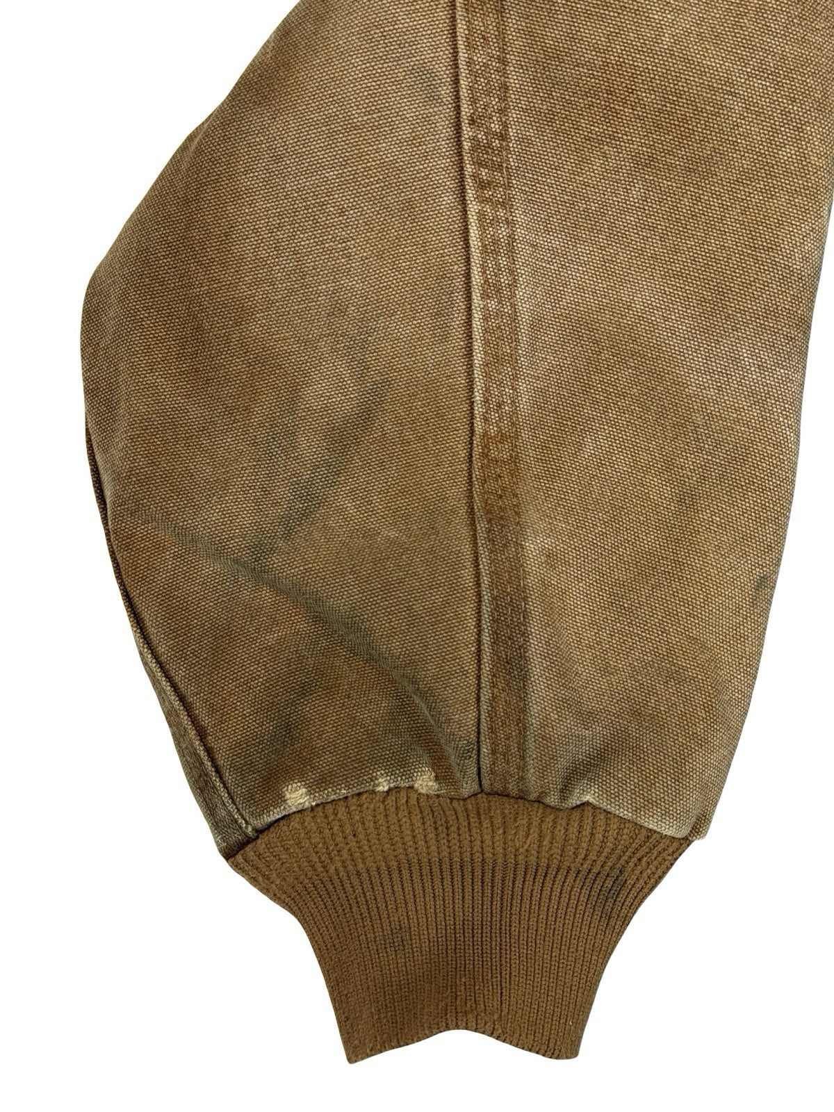 Carhartt J130 Brown Hooded Active Zip Workwear Jacket Medium Regular