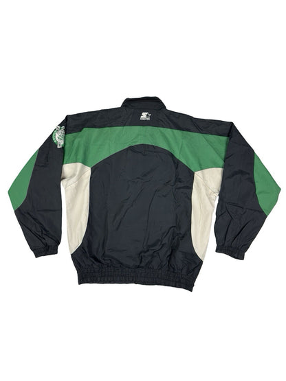 NFL Vintage Starter Boston Celtics Black Windbreaker Jacket Medium Made in Korea