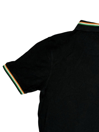Celtic Football Club Black Cotton Polo Top Medium