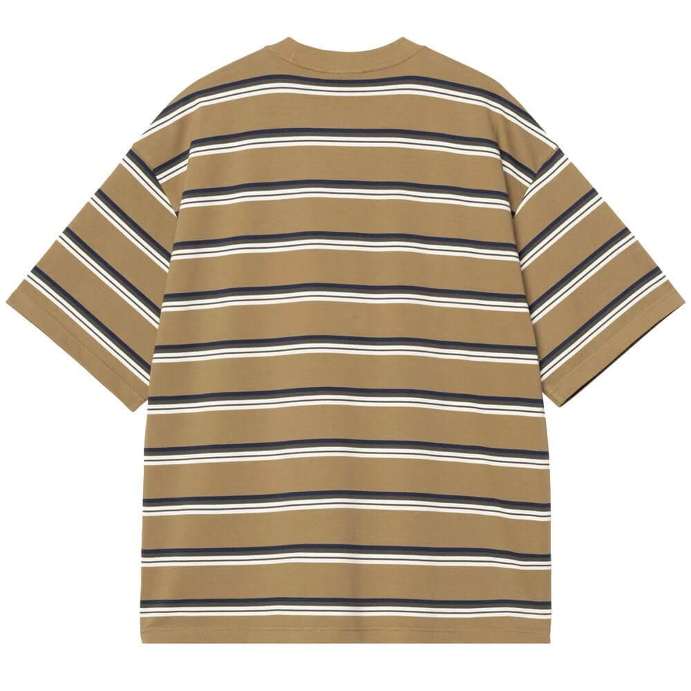 Carhartt WIP S/S Holm Stripe T-Shirt Peanut