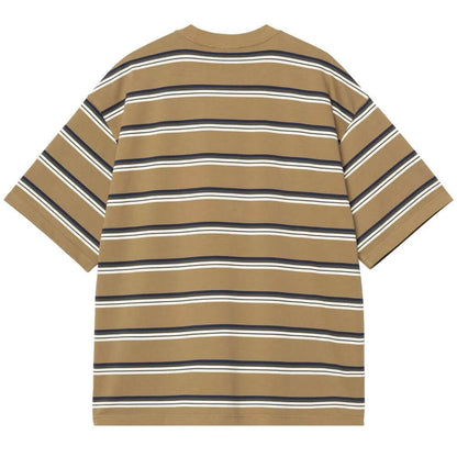 Carhartt WIP S/S Holm Stripe T-Shirt Peanut
