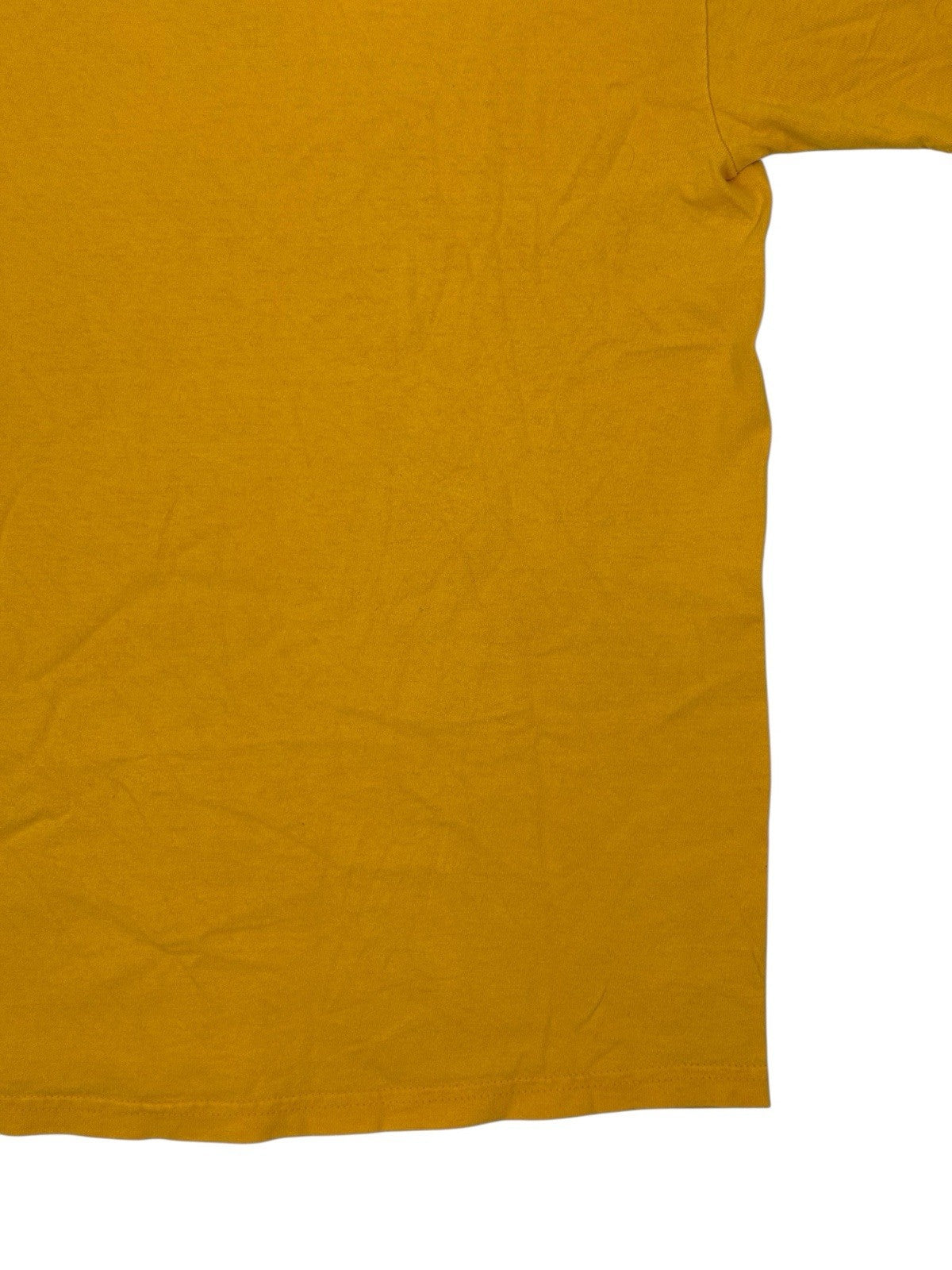 Iowa Hawkeyes Retro Yellow Printed Cotton American College Sports Top Large
