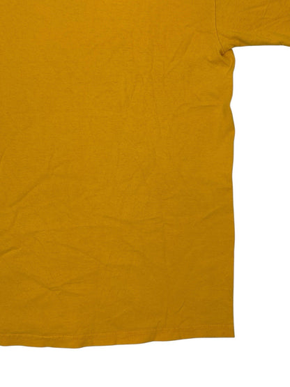 Iowa Hawkeyes Retro Yellow Printed Cotton American College Sports Top Large