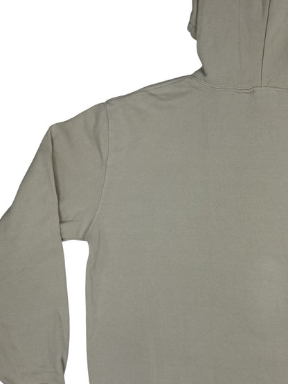 Retro Space Jam Beige Distressed Printed Hoodie Small