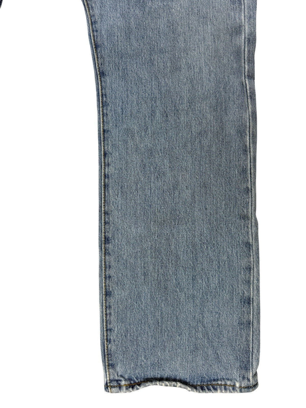 Levi's 501 Light Blue Straight Leg Denim Jeans 34W 30L