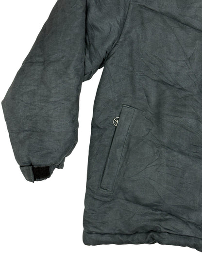 Nike Air Jordan Retro Grey Plaid Lined Puffer Jacket Small