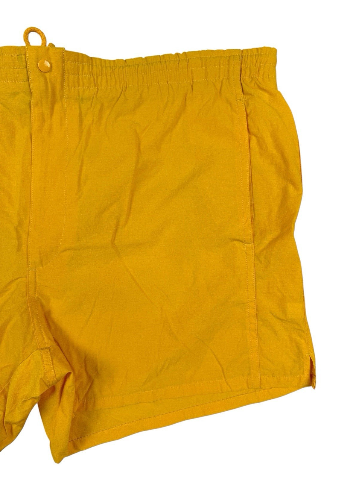 Vintage IZOD Lacoste Yellow Sport Swim Short Trunks Large
