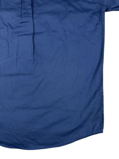 Carhartt Blue Short Sleeve Button Work Shirt Medium