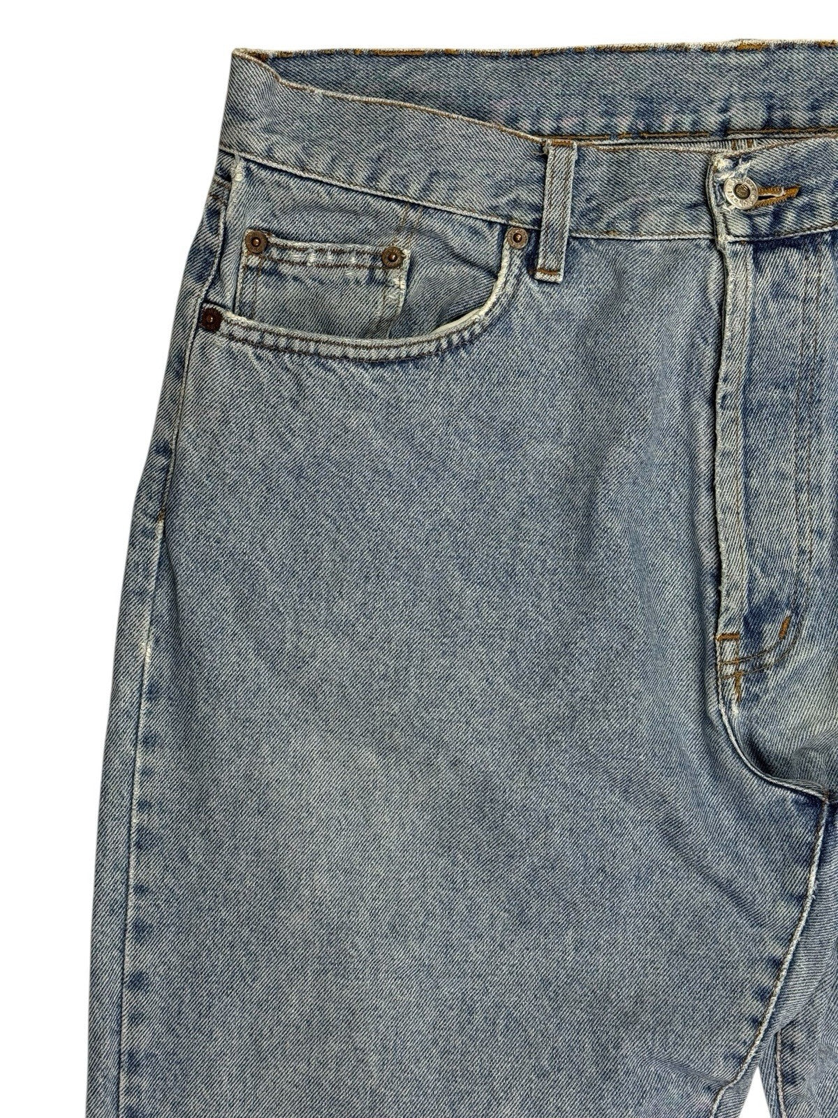 Schott NYC Vintage Blue Denim Jeans 36W 35L