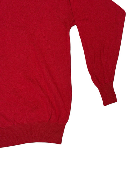 Reebok Red Retro Wool Golf Jumper XL