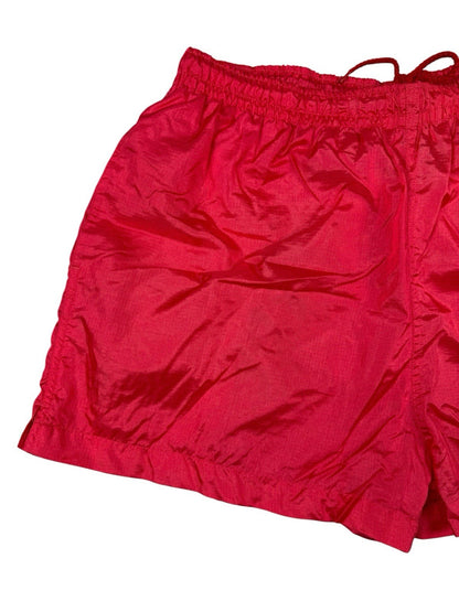 Wilson Vintage Red Nylon Swim Sport Shorts Large