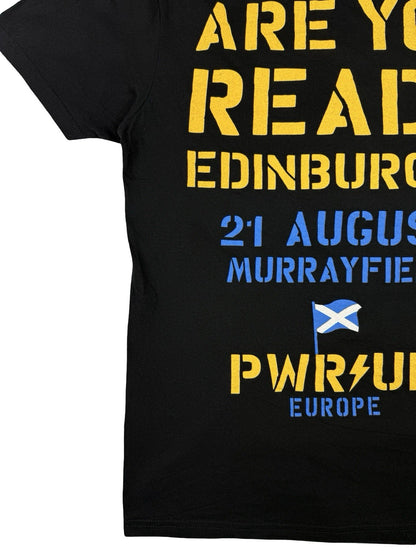 AC/DC Black PWR/UP 2025 Tour Top Edinburgh Medium